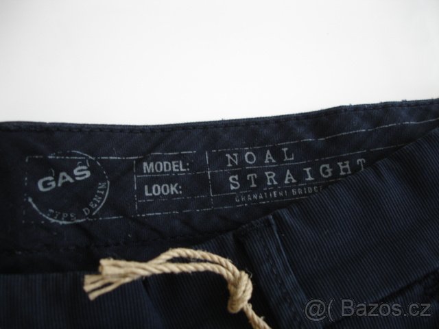 NOVÉ velice pěkné pánské šortky od značky GAS vel. 31 - 8