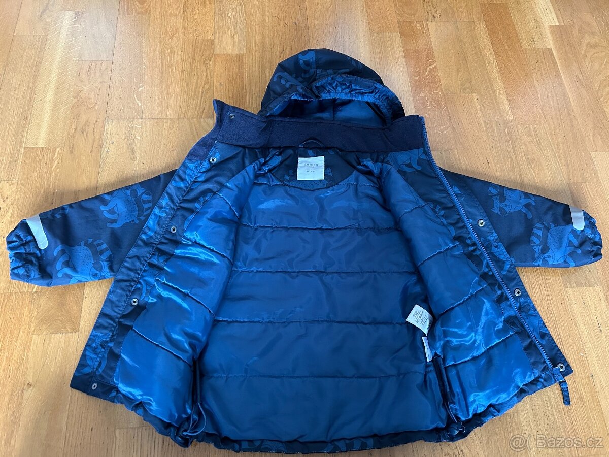 Bunda mýval + oteplováky Lindex v. 116 - 8