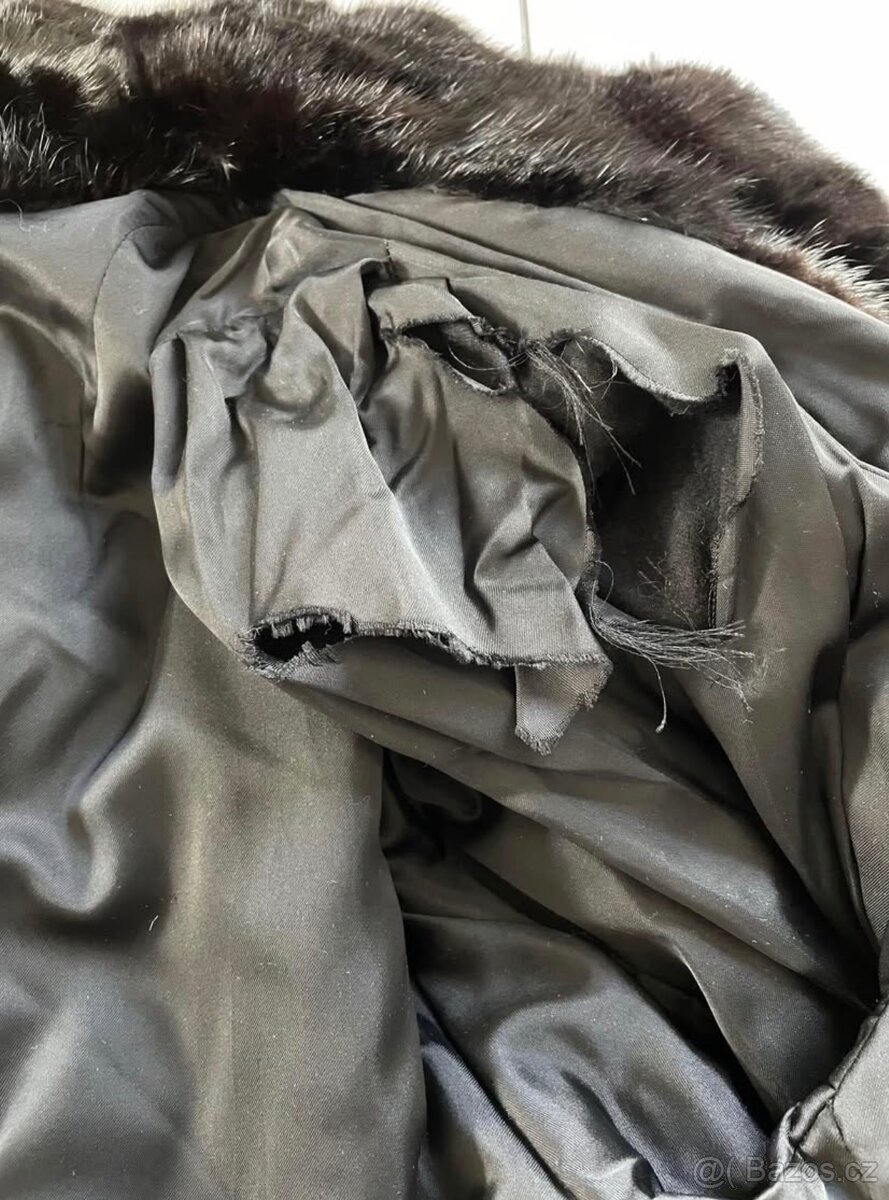 Luxusní norkový kožich – Made in Denmark – Vel. M/L (Oversiz - 8