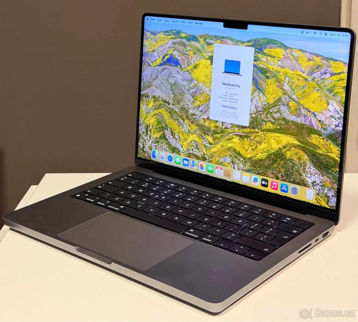 MacBook Pro 14” CTO 2021/16GB RAM/M1 Pro/1TB SSD DISK/Záruka - 8