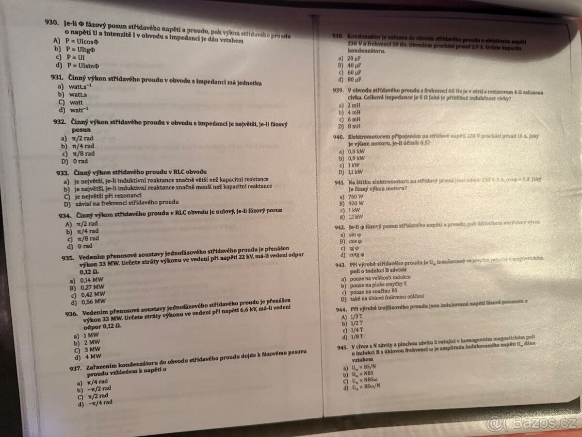 Modelové otázky LF - 8