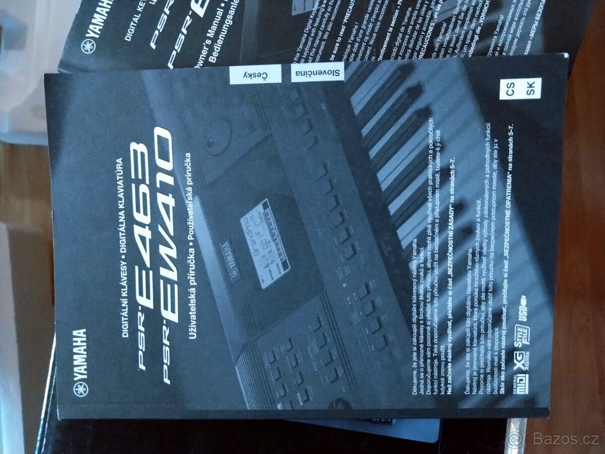 Klávesy keyboard Yamaha PSR E463 - 8