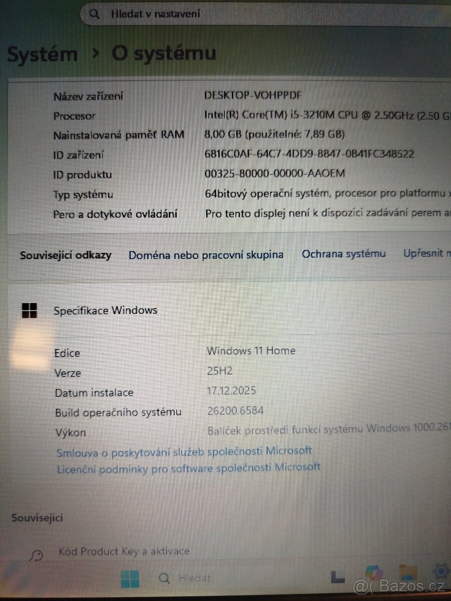 Herní nobetok Asus - Intel Core i5,Nvidia 2GB, 8 GB RAM, SSD - 8