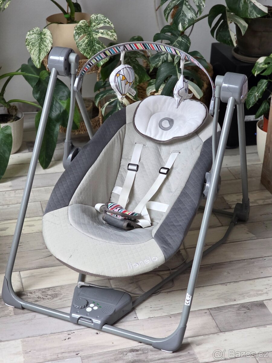 Lionelo Otto šedá houpačka - 8