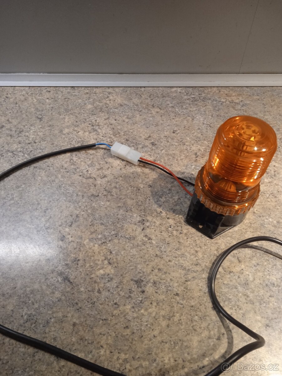 Oranžové výstražné světlo, 24V - 8