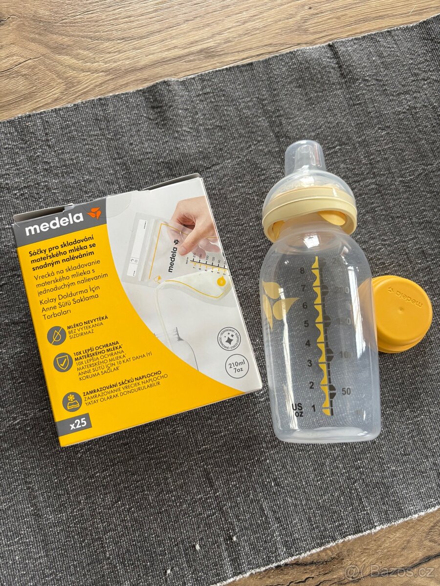 Medela swing flex odsávačka (v záruce) + Medela sáčky na mat - 8