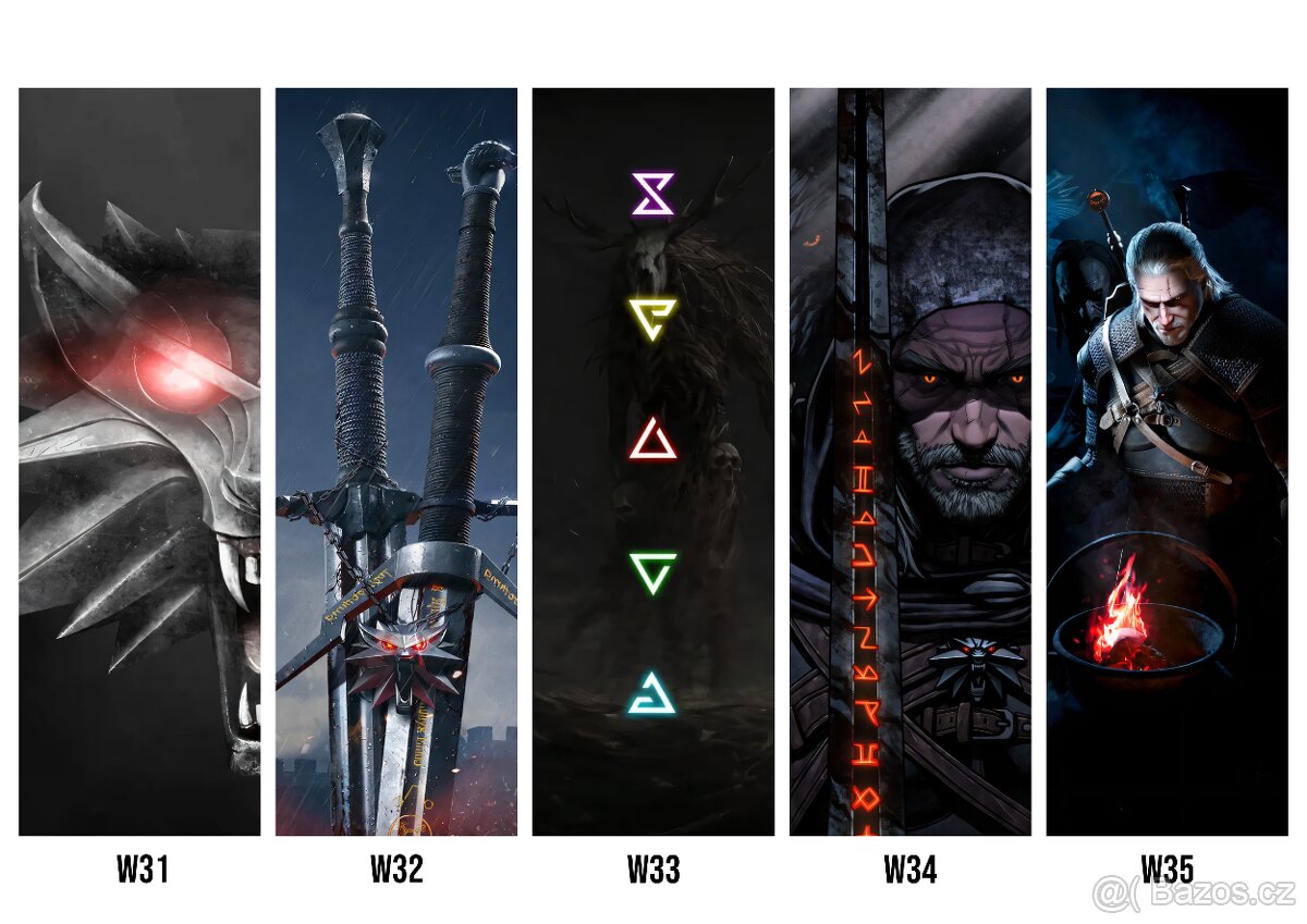 Zaklínač - The Witcher - Záložky mix - 8