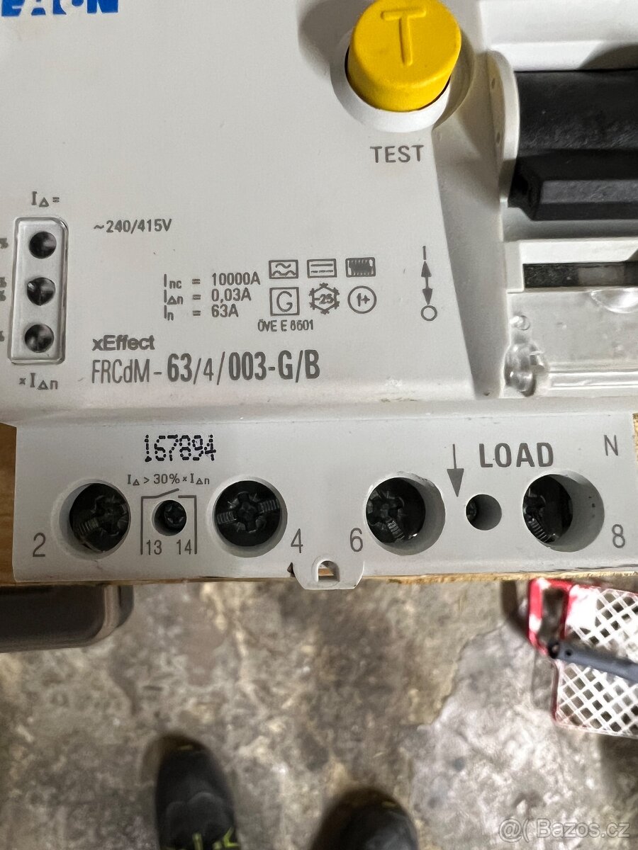 Proudový chránič EATON xEffect 63A / 30mA – 4P - 8