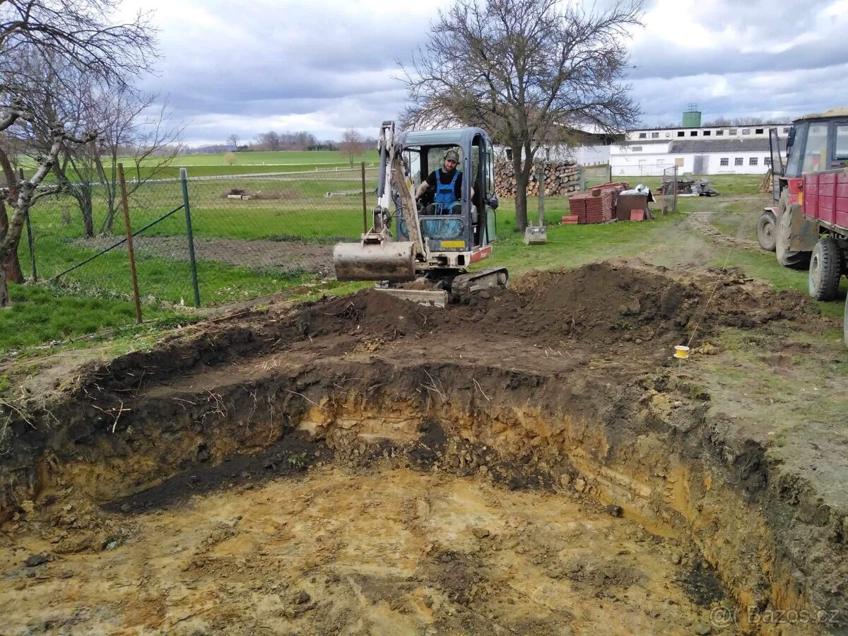 Výkopové práce minibagrem - 8