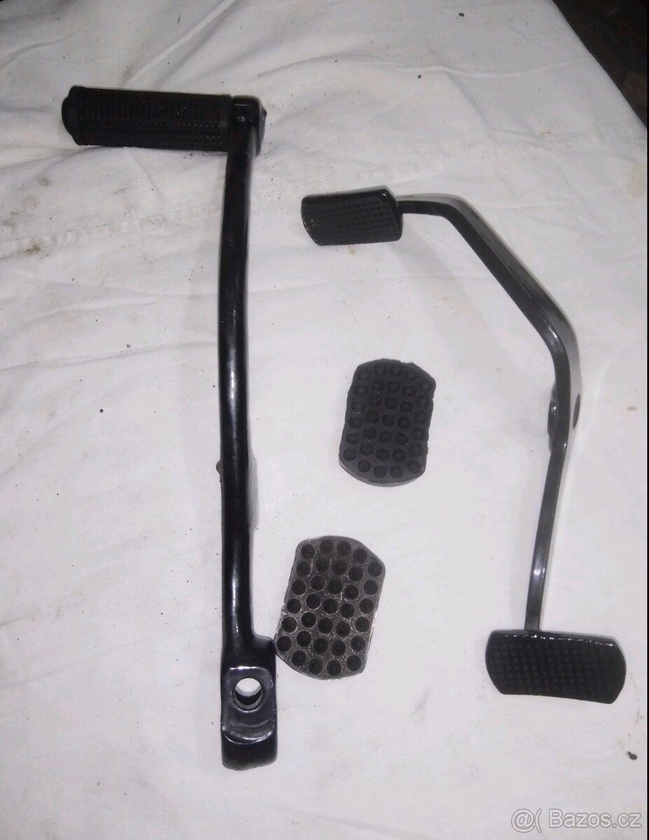 Benzínový ventil KP-15A držák na rezervu páka zadní brzdy - 8