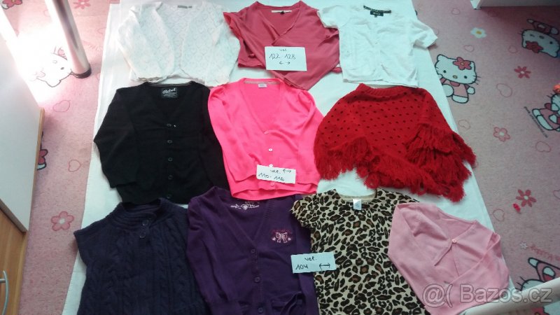 Dětské mikiny svetry pončo od vel.98 až po vel. L - 8