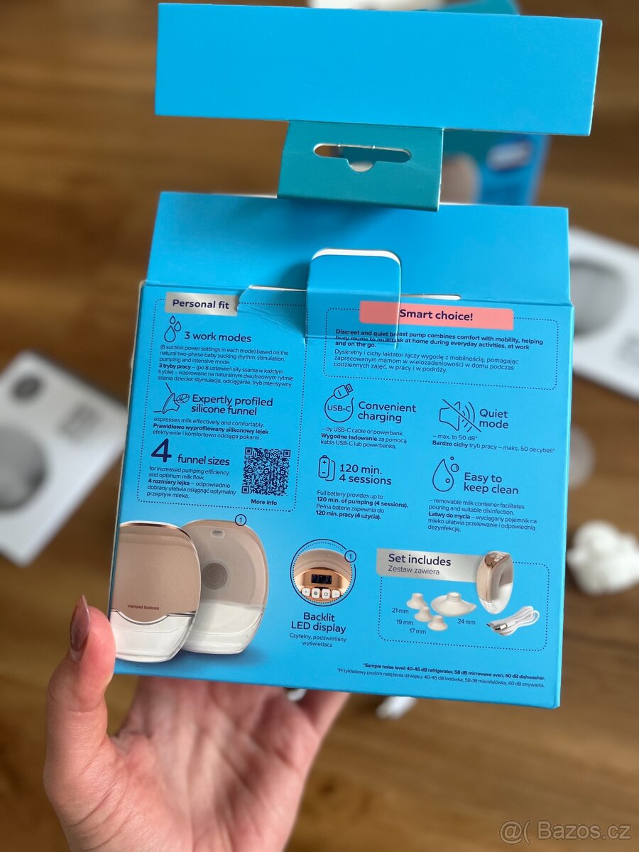 Sada 2ks Canpol babies Elektrická odsávačka mateřského mléka - 8