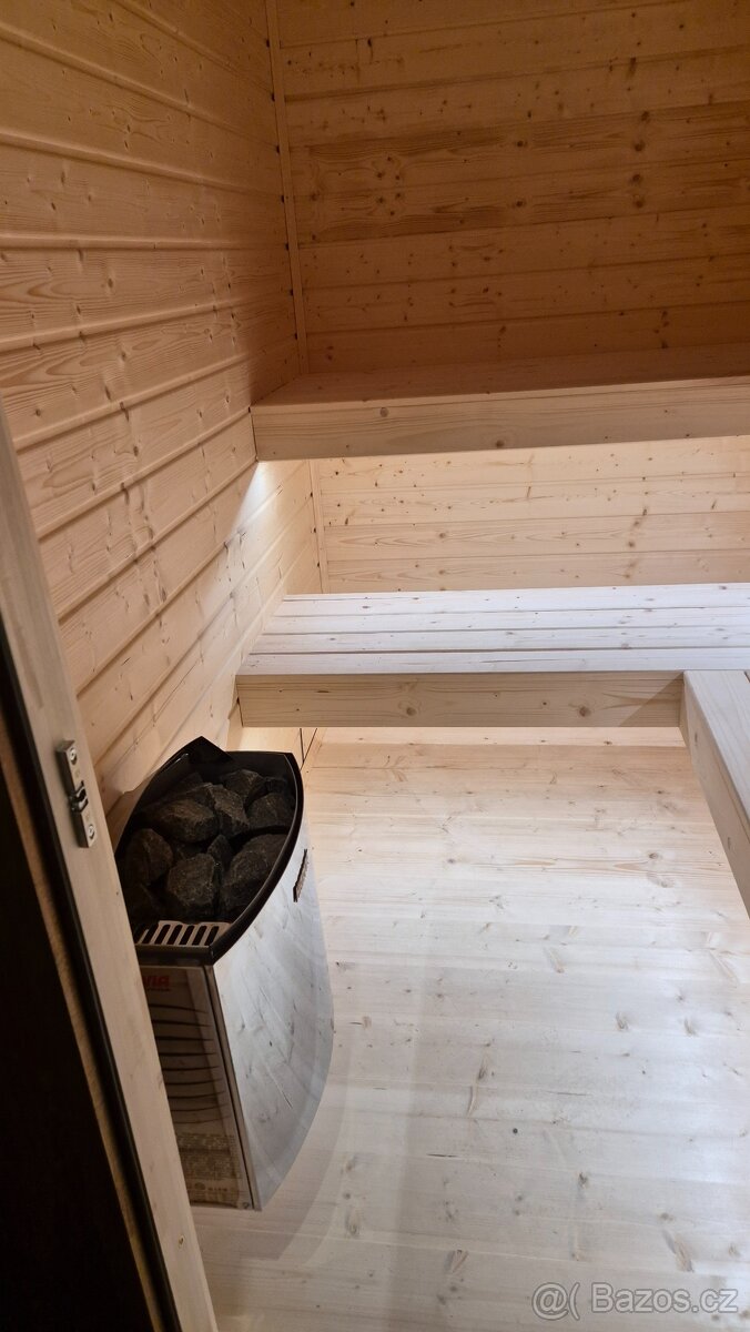 Sauna 200x280cm s předsíní pro 6-8 osob - 8
