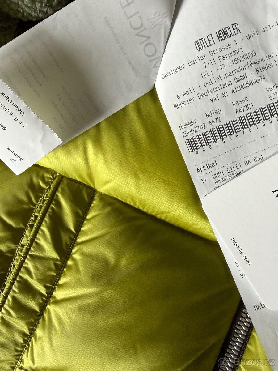 Luxusní, dětská vesta MONCLER - 8