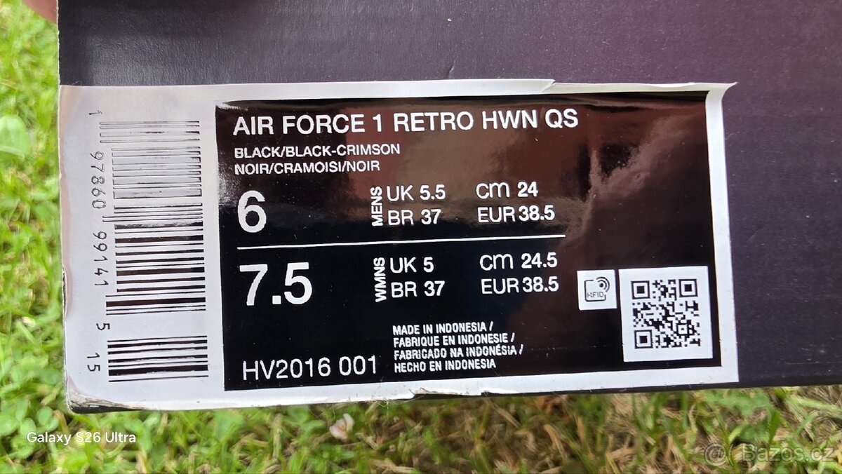 Nike Air force 1 retro hwn 38,5eu - 8