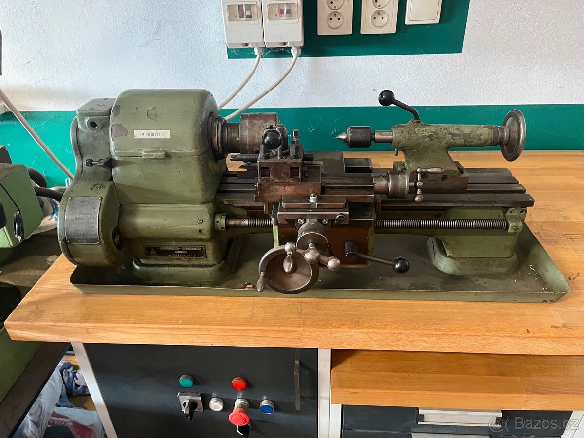 Soustruh tos Čelákovice typ mn-80 1961 - 8