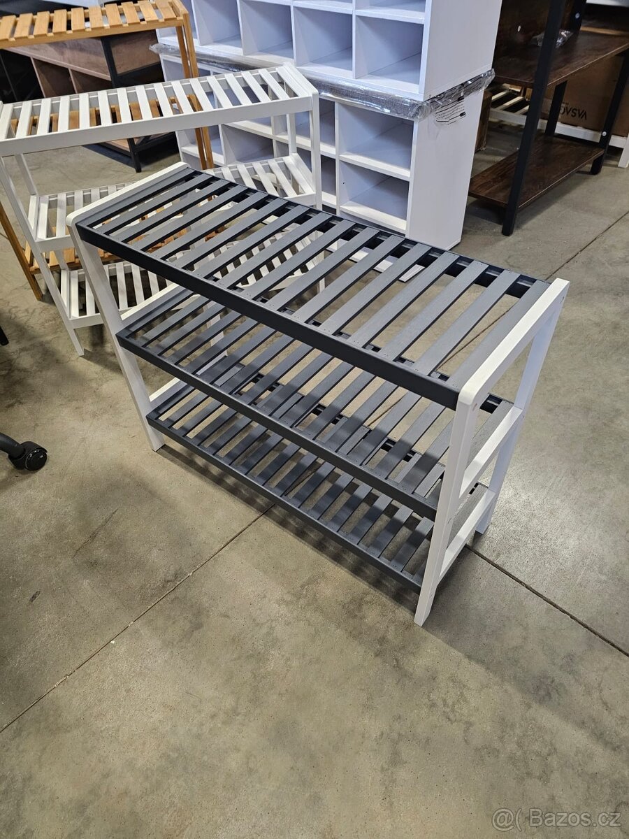 Nový bambusový regál - botník - 8