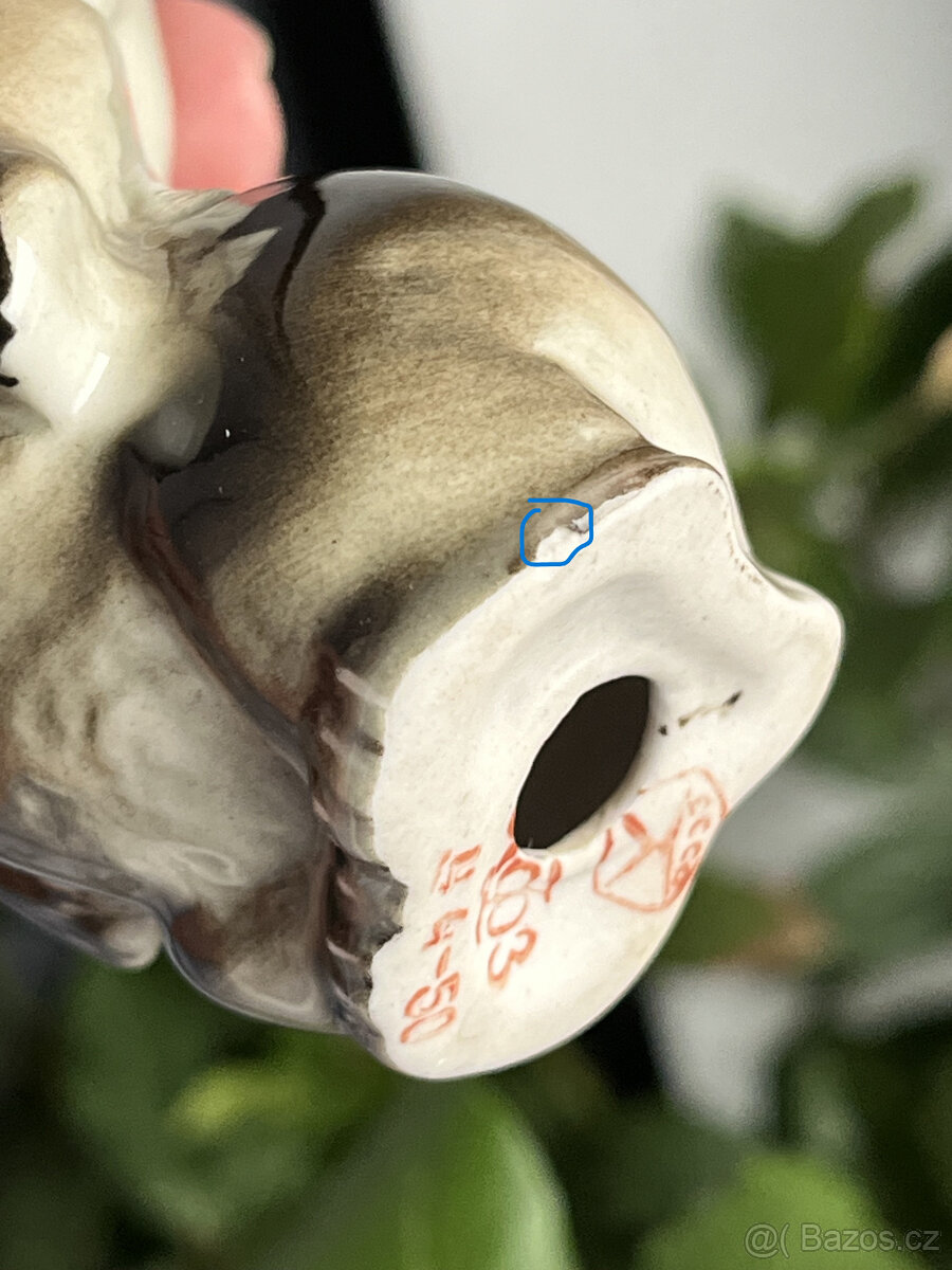 Soška Olympijský medvěd 1980 11 cm, LFZ Lomonosov - 8