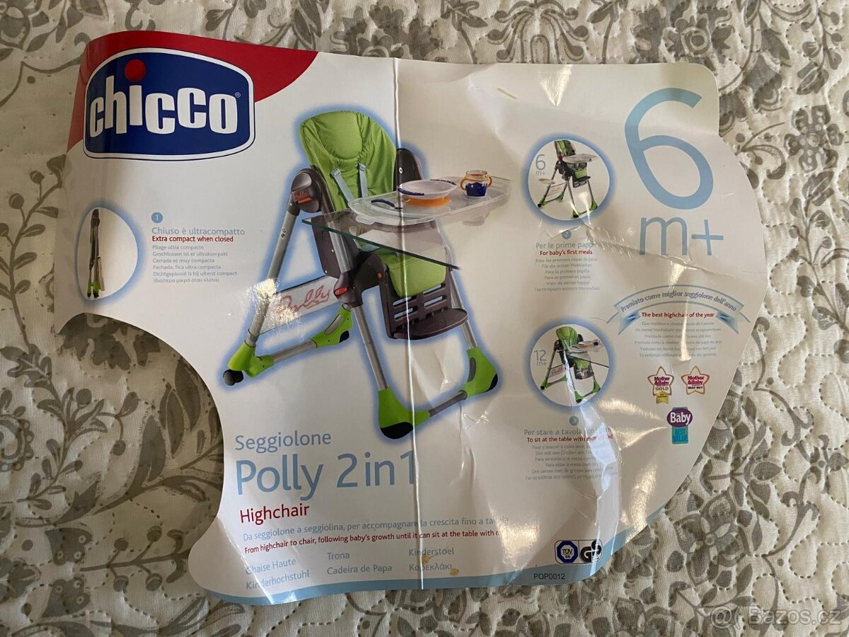 Dětská jídelní židle Chicco - 8
