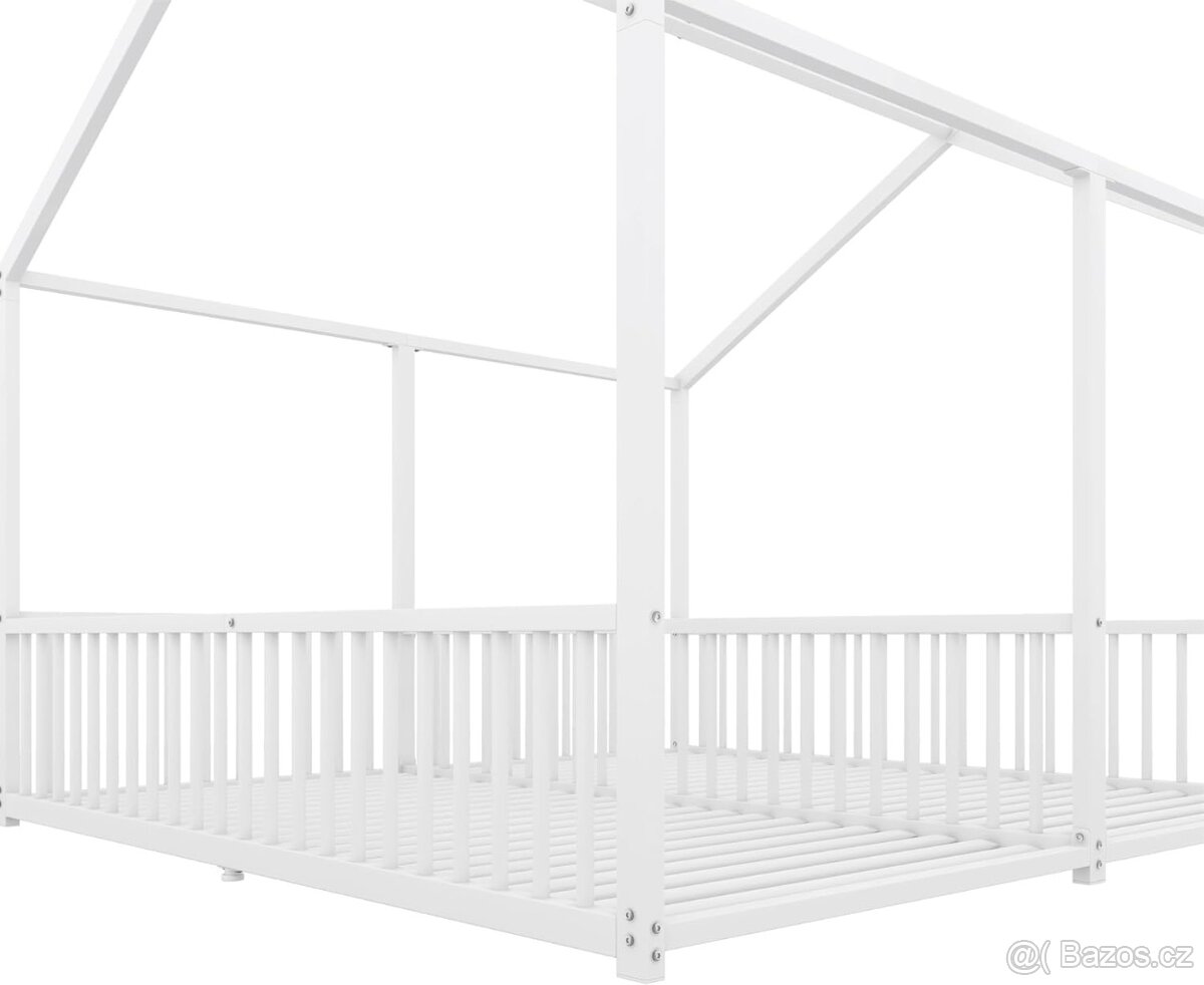 Nová dětská kovová postel 90x200 cm2 - 8