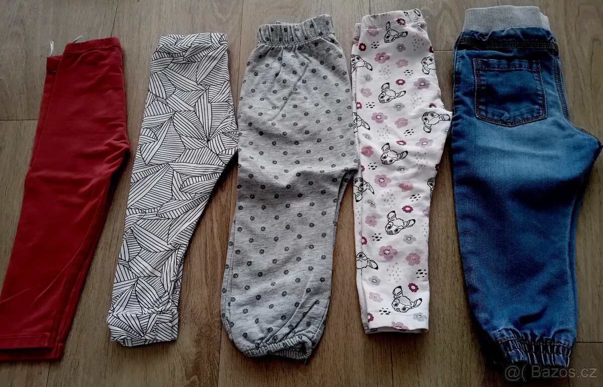 Balík celoročního oblečení holčička 86-92 + boty - 8