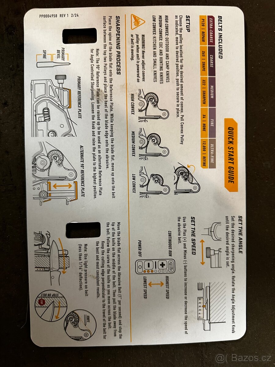 ProdámWorkSharpKenOnionEditionMk.2+BladeGrindingAttachment - 8
