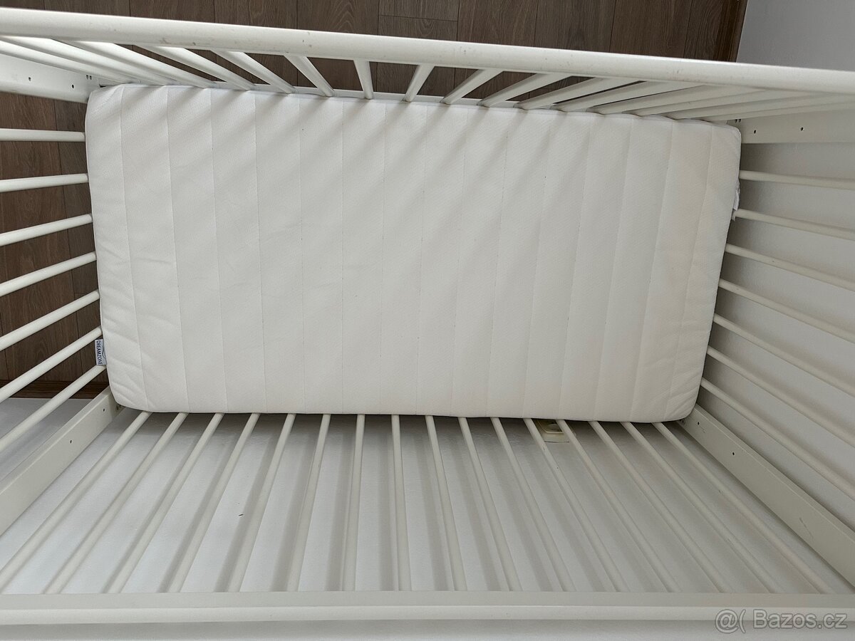 Dětská bíla postýlka 120x60 Ikea Gulliver - 8