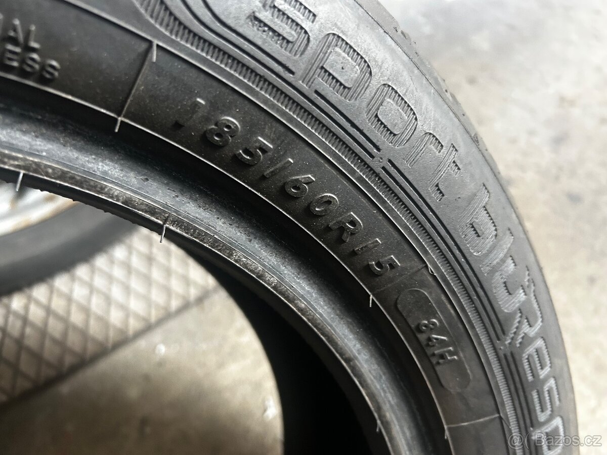 Letní pneumatiky Dunlop 185/60/15 2ks - 8