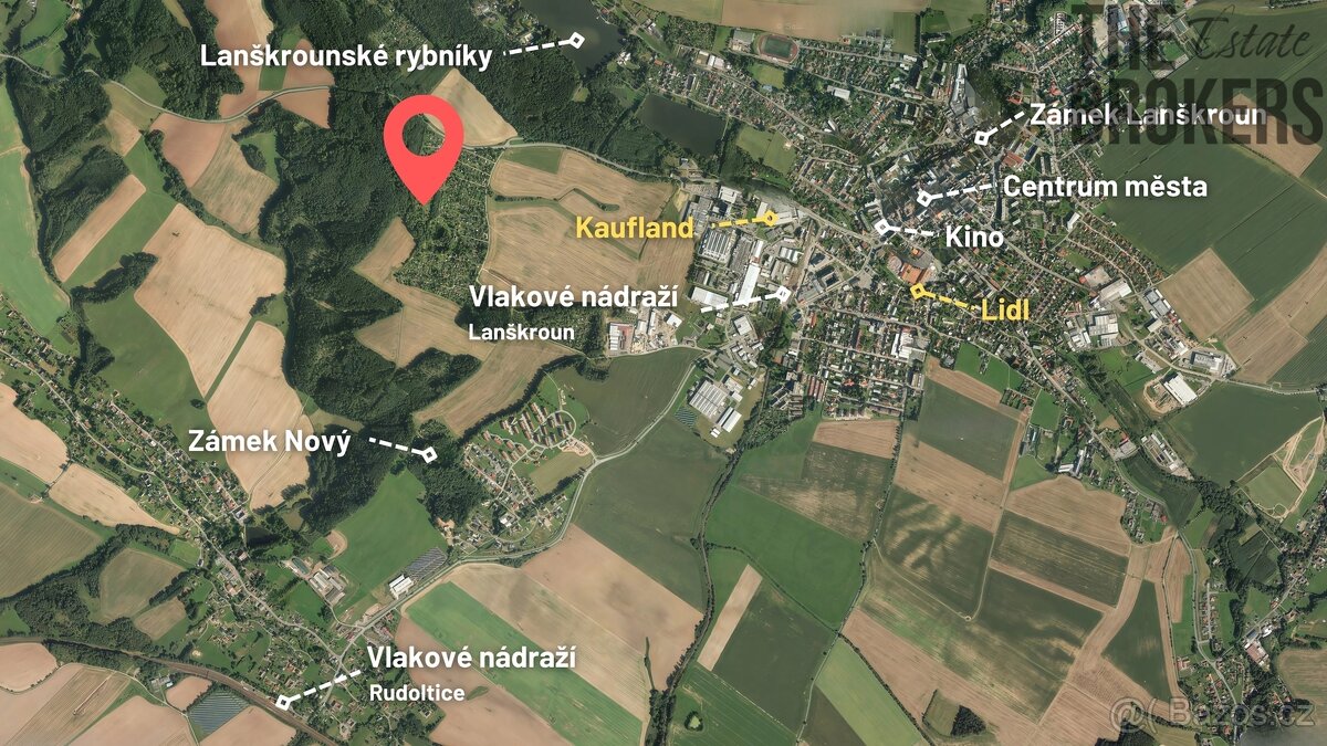 Prodej stavebního pozemku 2215 m², Rudoltice u Lanškrouna - 8