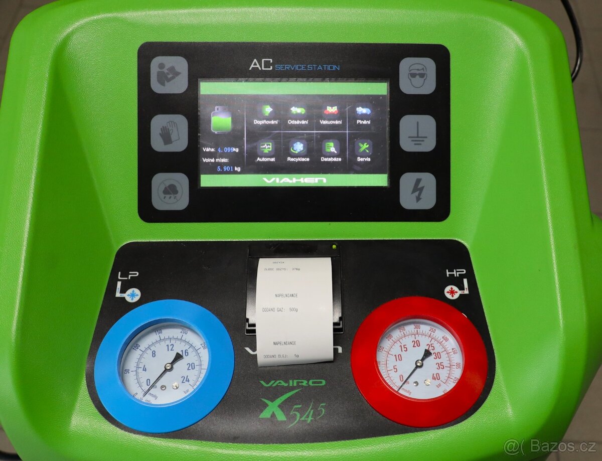 Plnička klimatizace x545, ČEŠTINA - 8