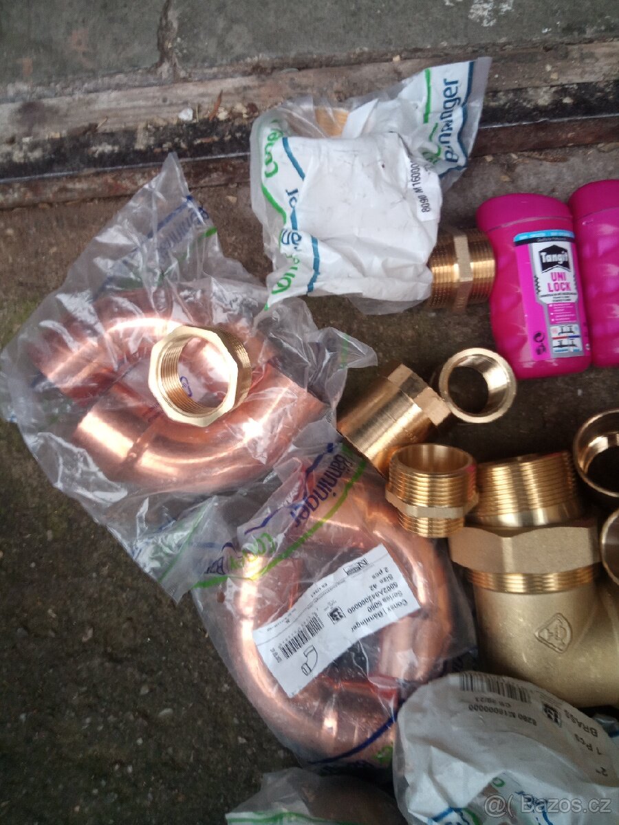 Lisovací nerez tvarovky Nirosan,mosazné a CU tvarovky - 8