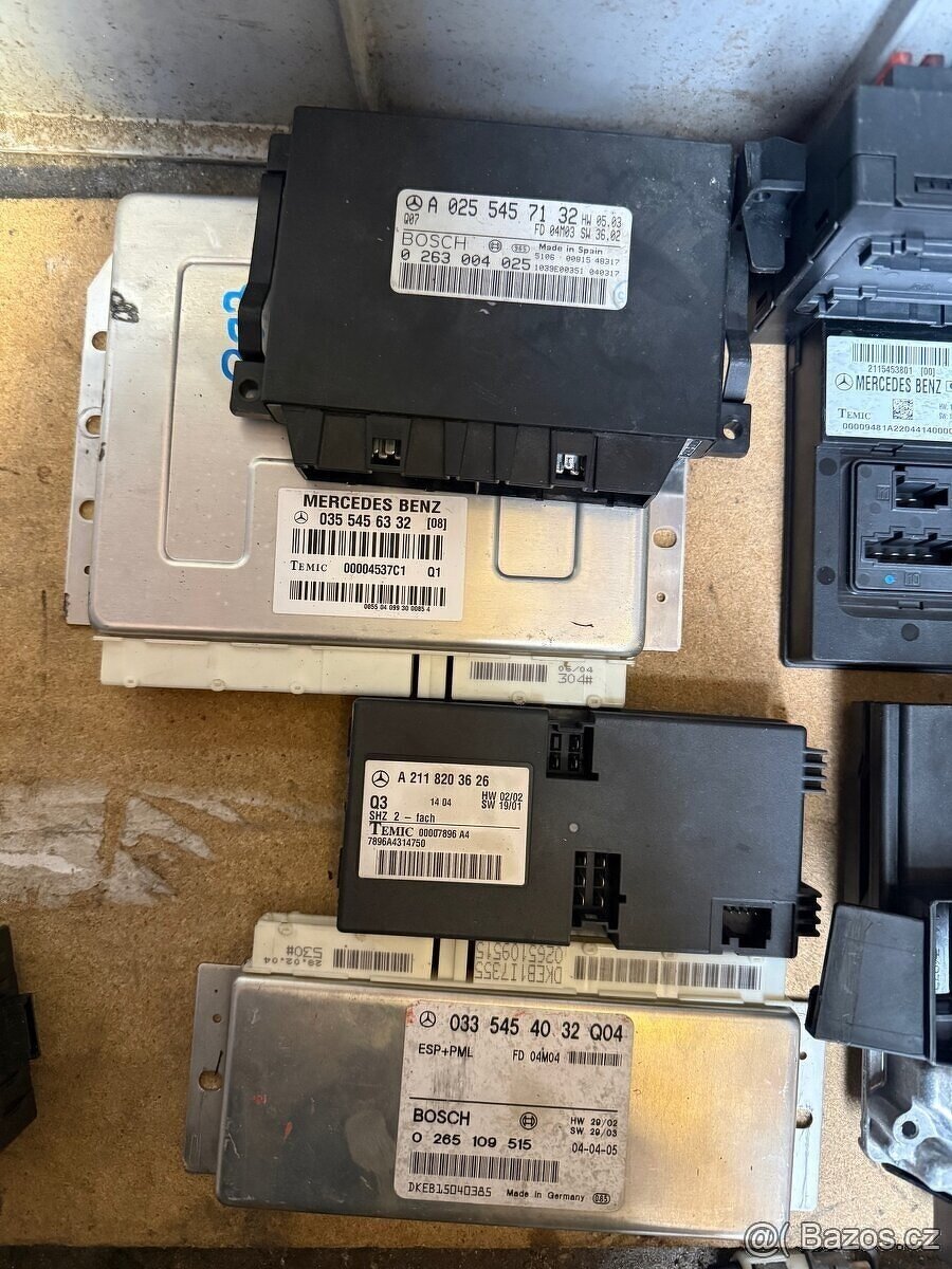 jednotky Mercedes w211 , řídící jednotka motoru , převodovky - 8