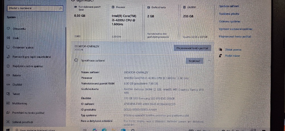 Notebook ASUS - 8