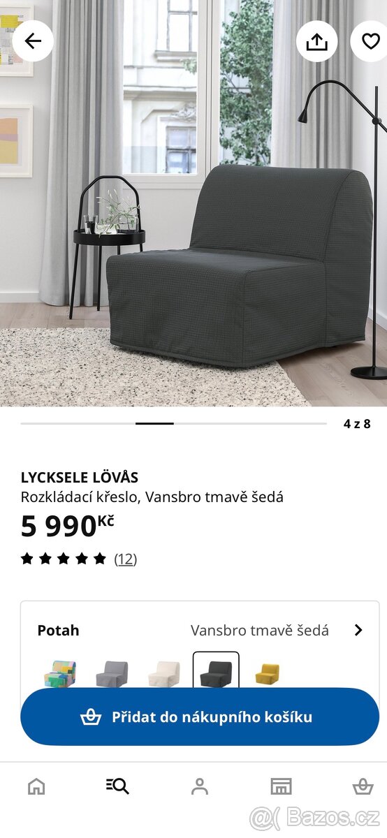 Rozkládací křeslo IKEA - 8