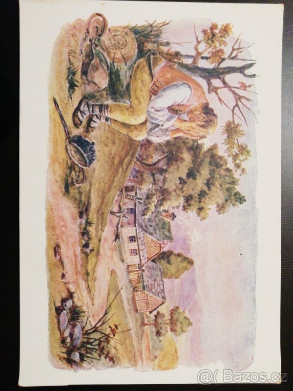 Prodám staré pohlednice - ilustrace Jan Knebl - 8