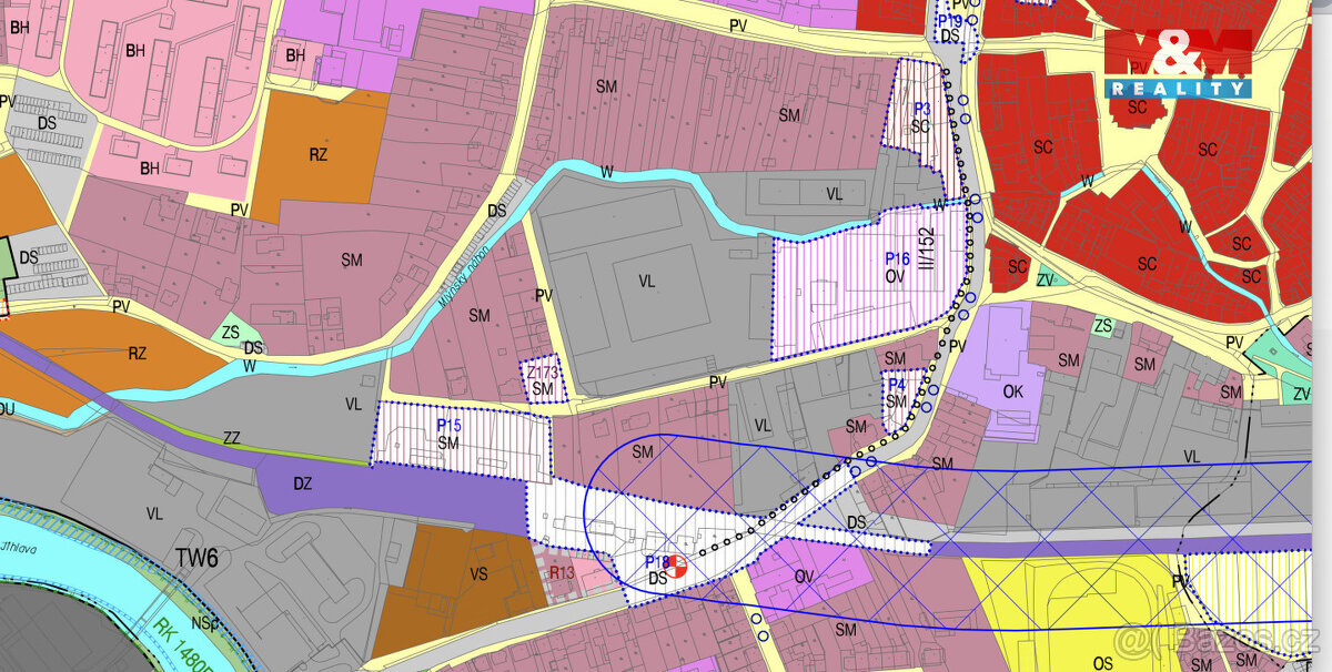 Prodej pozemku k bydlení, 1629 m², Ivančice, ul. Hybešova - 8