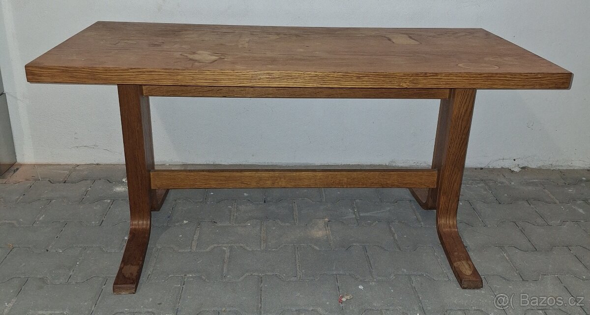 Prodám jídelní stůl, rohová lavice, ratanové dvojkřeslo - 8