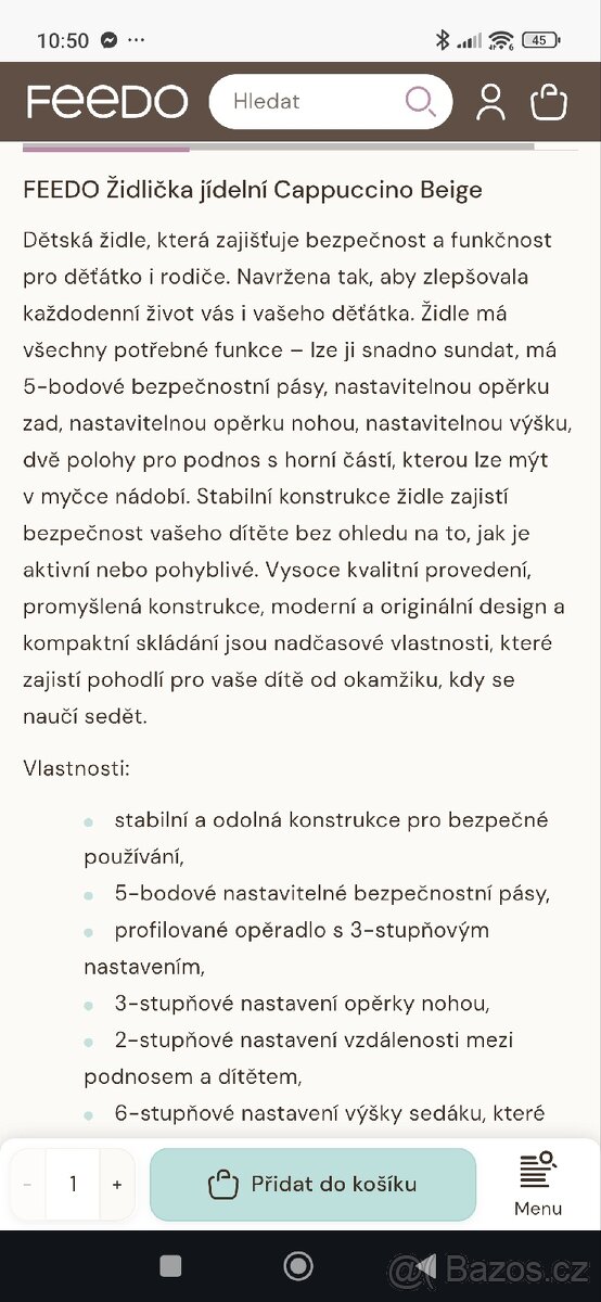 Jídelní židlička - 8