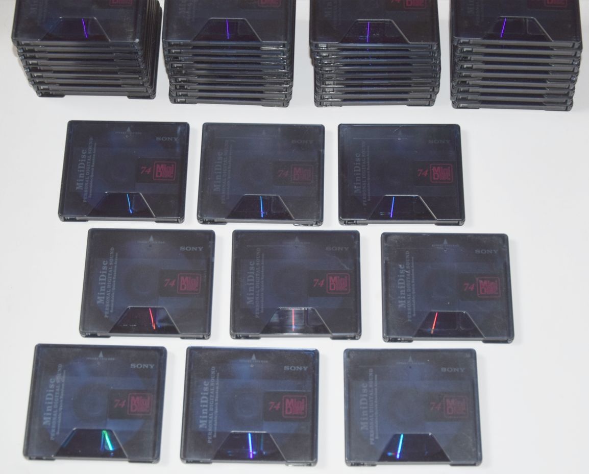 MD minidisc SONY 74min., s obaly, sada 9ks - 8