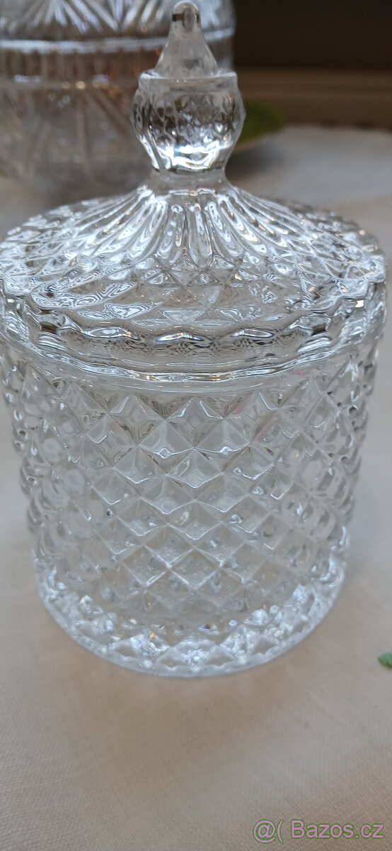 Křišťálová solnička a cukřenka - 8