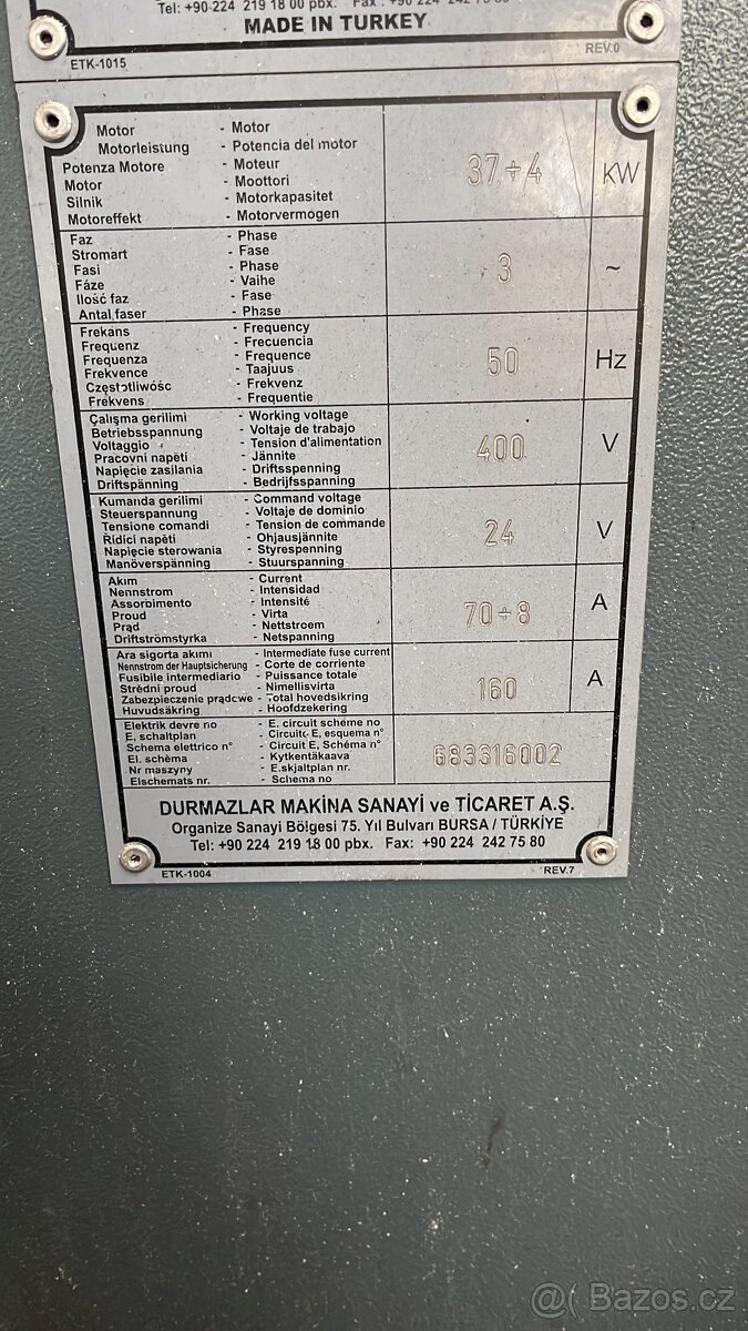 Zakružovačka plechu Durma HRB-4 ročník 2016 - 8