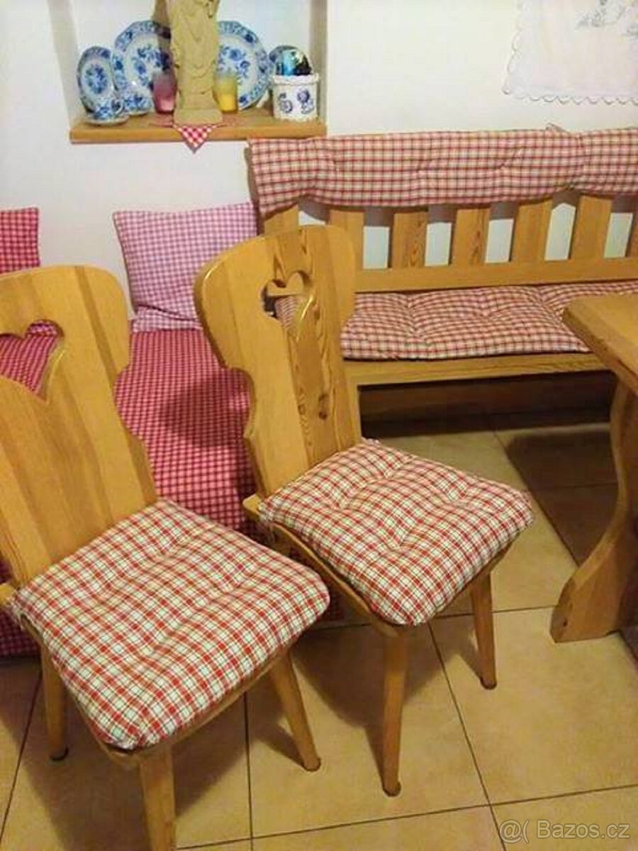 Sedáky židle, lavice, botníky všeho druhu... - 8