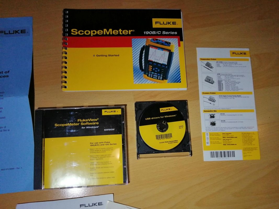 Osciloskop/Scopemeter Fluke 196C, 100MHz, 1Gs/s⭐ - 8