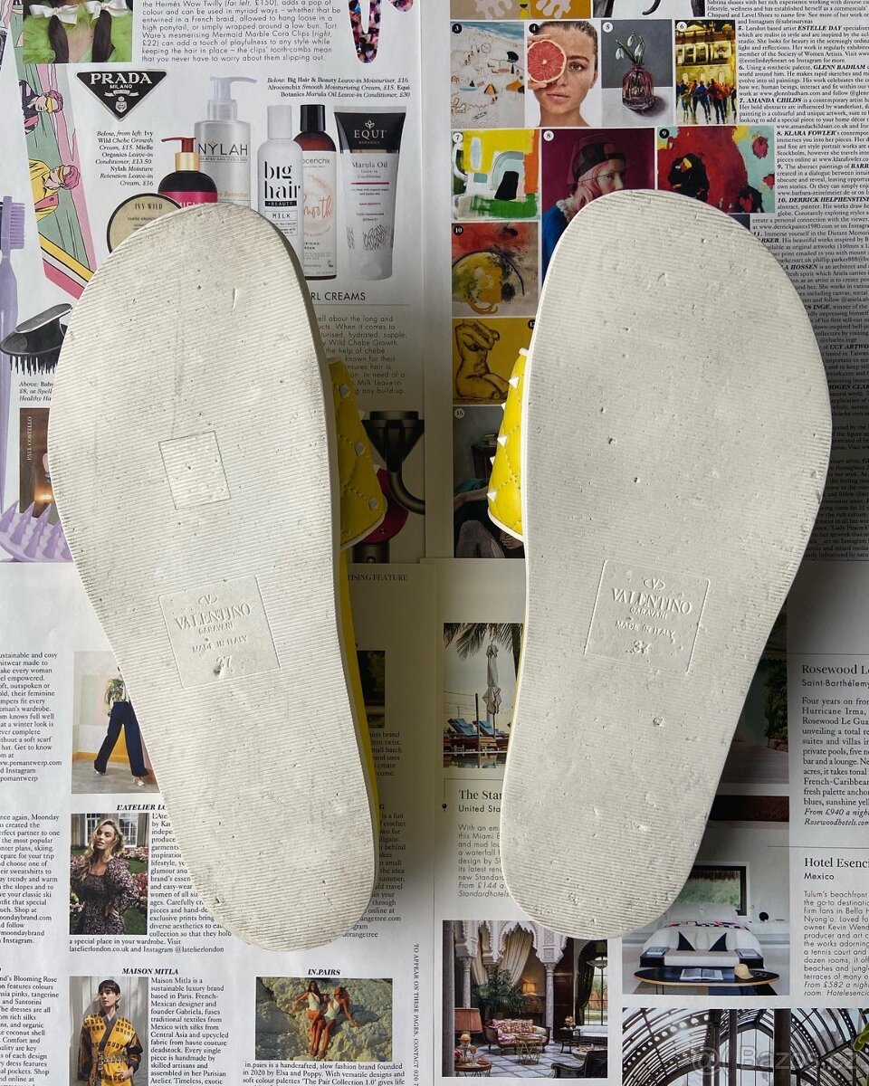 Valentino pantofle vel. 36,5 - 37 🍋 - 8