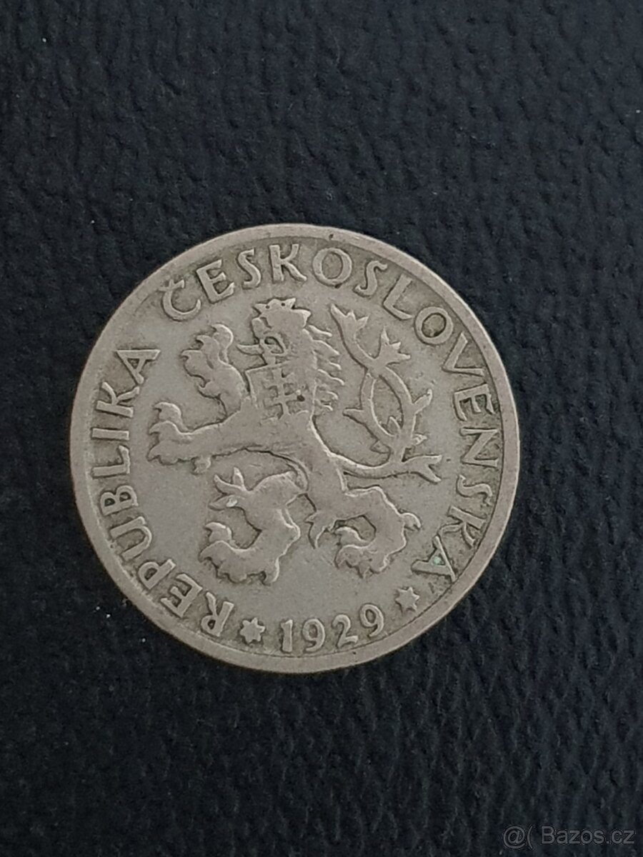 Prodám mince 1Kčs 1922-38 - 8