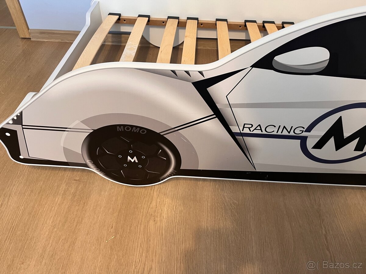 Dětská postel 90/180 auto s matrací - 8