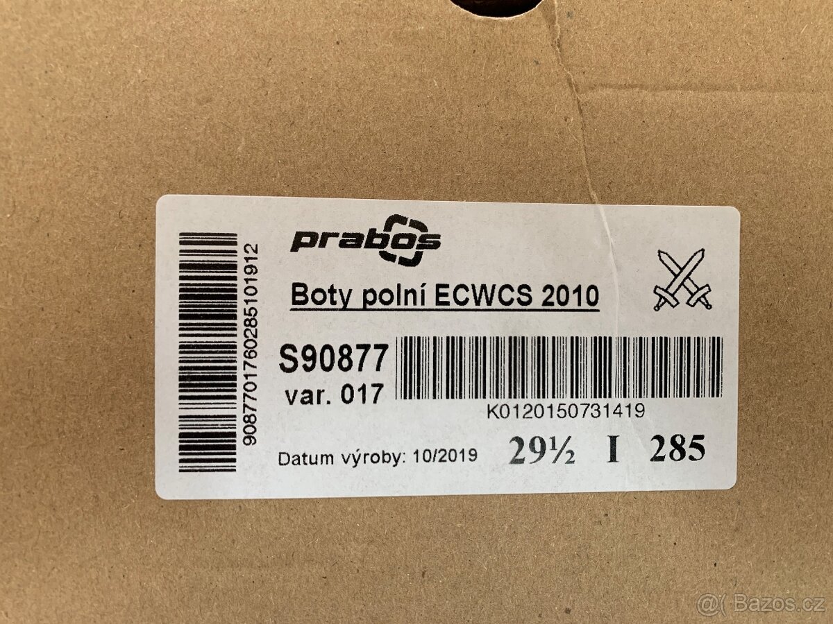 NOVÉ VOJENSKÉ ECWCS GORETEXOVÉ KANADY velikost 28,5 a 29,5 - 8