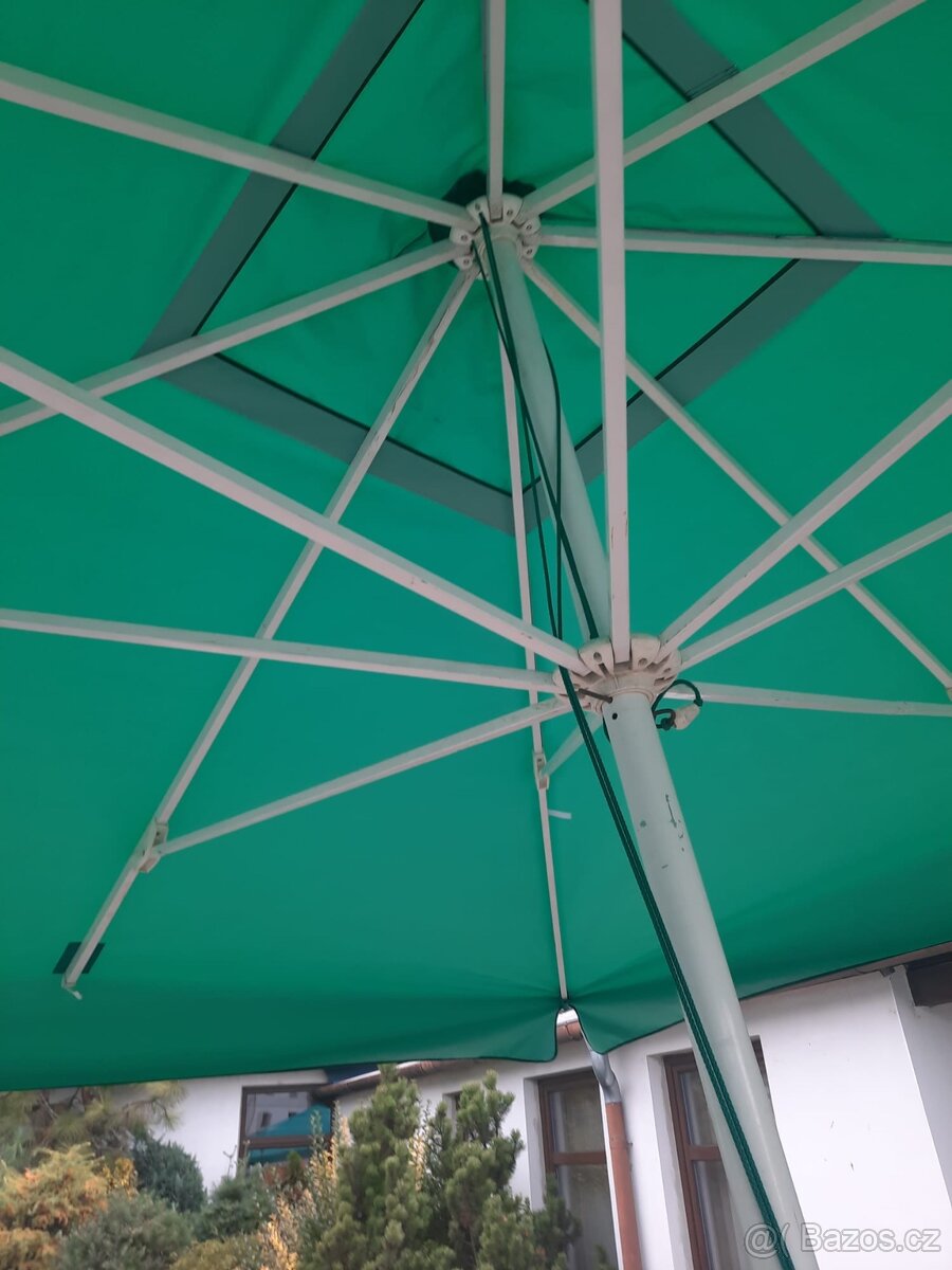 Potah na hospodský slunečník - dvojitá stříška - 8