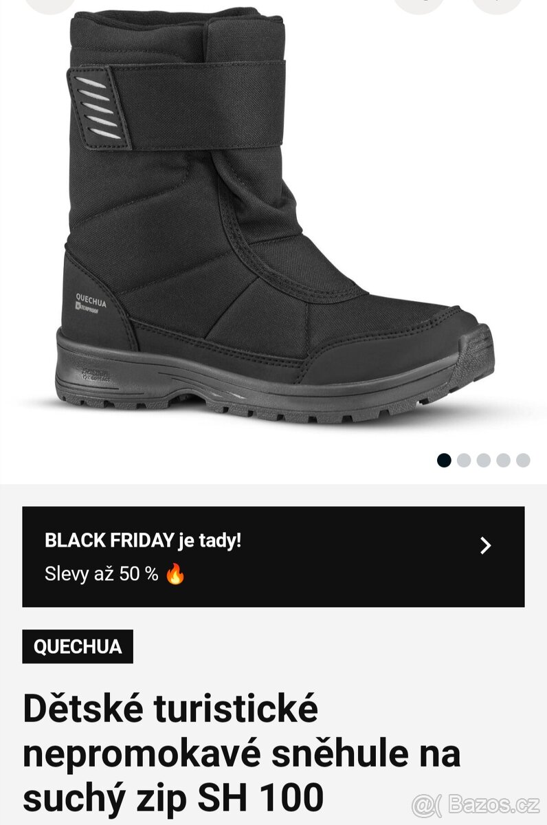 Prodám dětské nepromokavé boty velikost 36 - 8