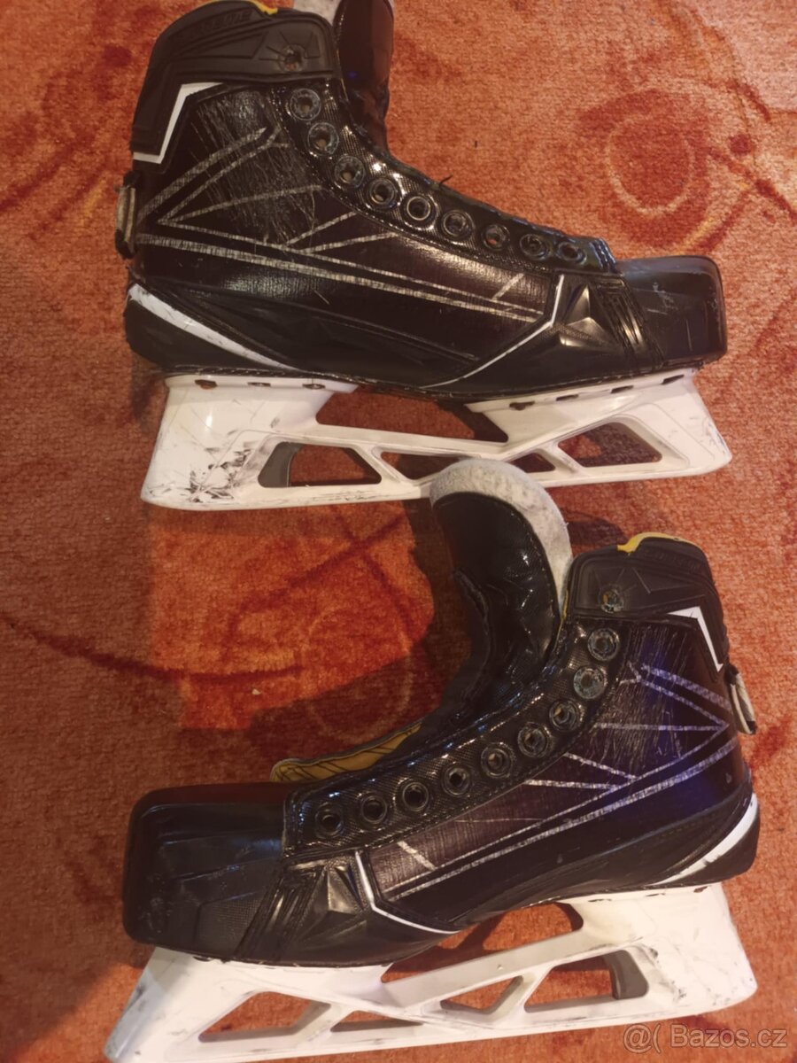 Brankářské brusle Bauer Supreme 1s, BEZ NOŽů a TKANIČEK - 8